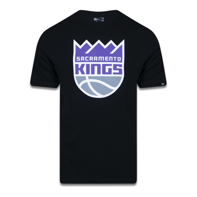 CAMISETA PLUS SIZE REGULAR MANGA CURTA SACRAMENTO KINGS LOGO Camiseta Nba Basic Logo Sackin NBA New Era