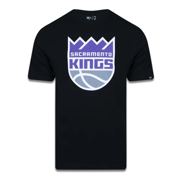 Camiseta Plus Size Regular Manga Curta Sacramento Kings Logo