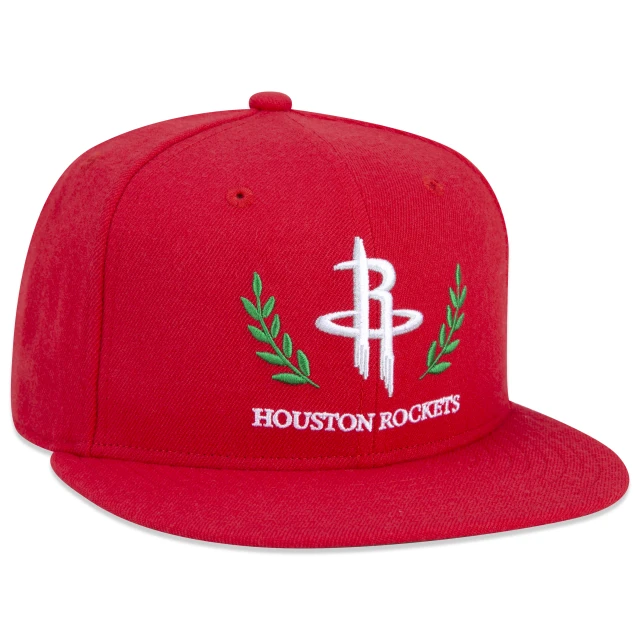Boné 59FIFTY NBA Houston Rockets Vintage Aba Reta Vermelho