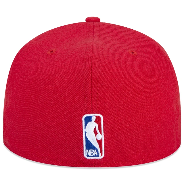 Boné 59FIFTY NBA Houston Rockets Vintage Aba Reta Vermelho