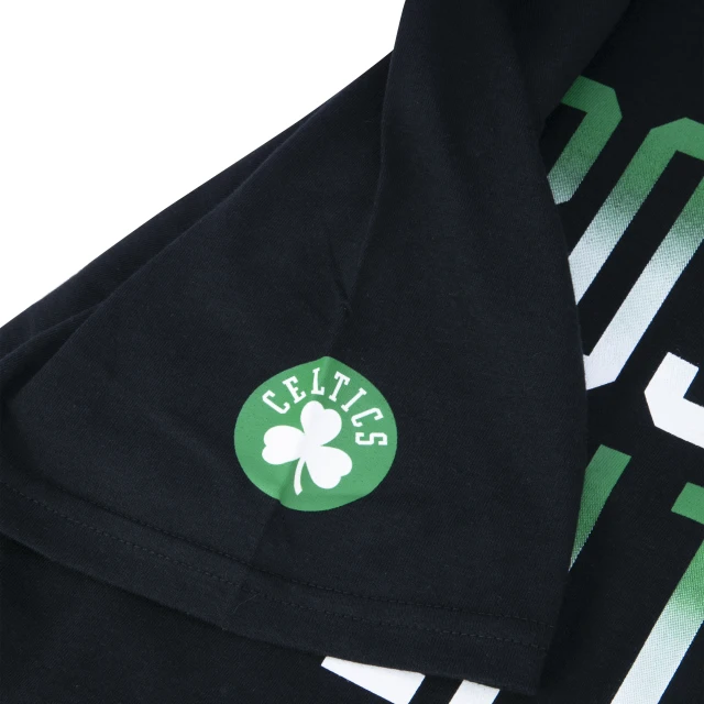 Camiseta Regular NBA Boston Celtics Core Manga Curta Preta