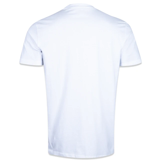 Camiseta Regular NBA Miami Heat Tecnologic Manga Curta Branca
