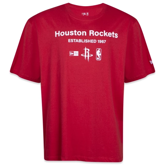 Camiseta Plus Size Houston Rockets Minimal