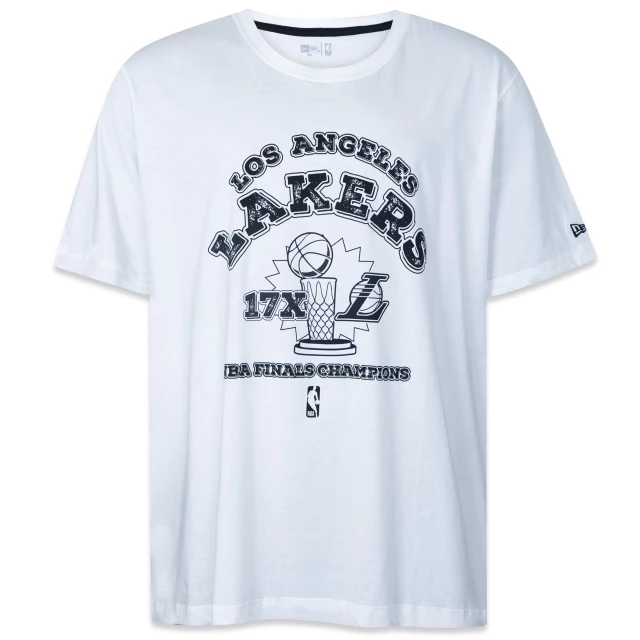 Camiseta Plus Size Regular NBA Los Angeles Lakers Champs