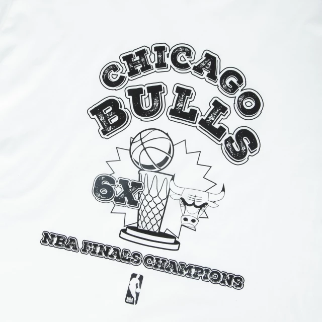 Camiseta Plus Size Regular NBA Chicago Bulls Champs