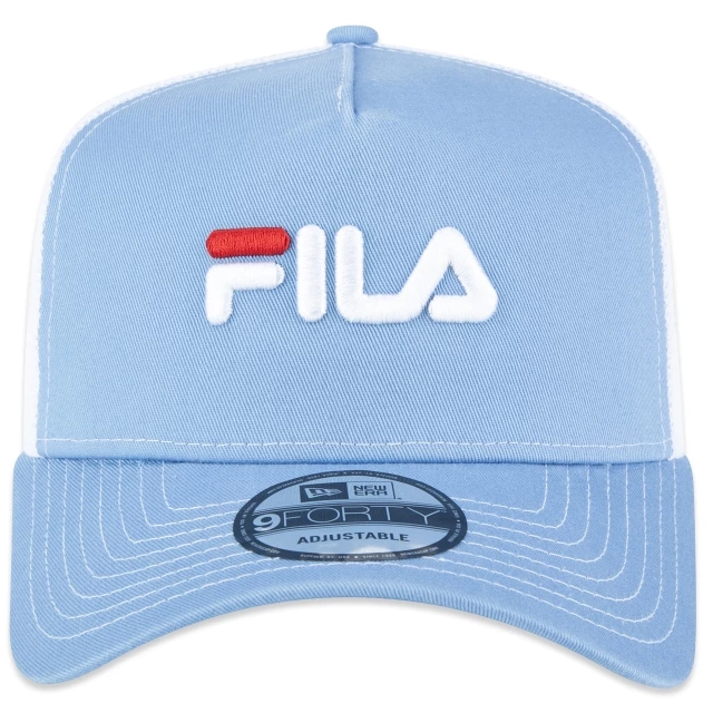 Boné 9FORTY A-Frame Trucker Colaboração New Era x Fila