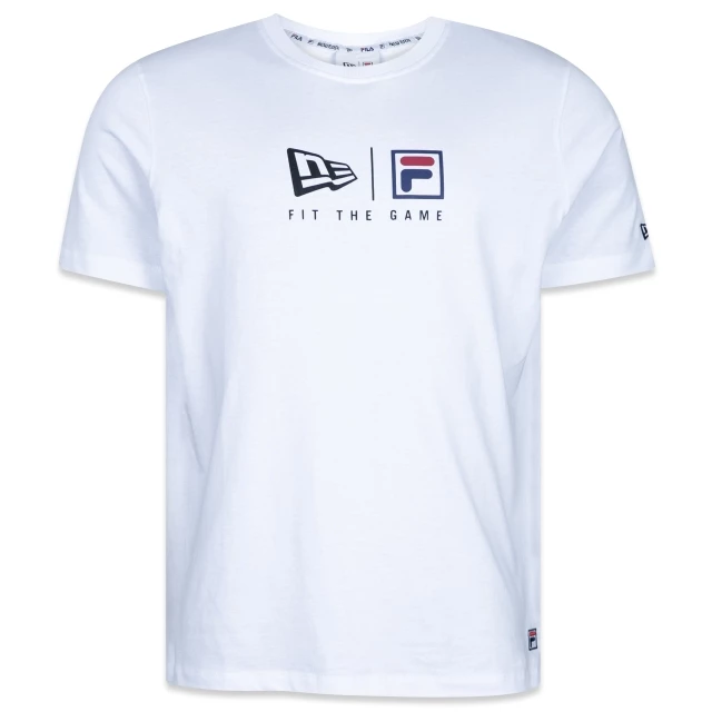 Camiseta Colaboração New Era x Fila Logos