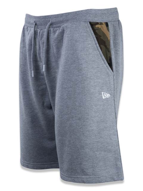 Bermuda Moletom Bolso Camuflado