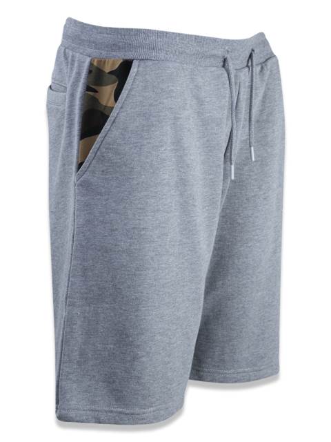 Bermuda Moletom Bolso Camuflado