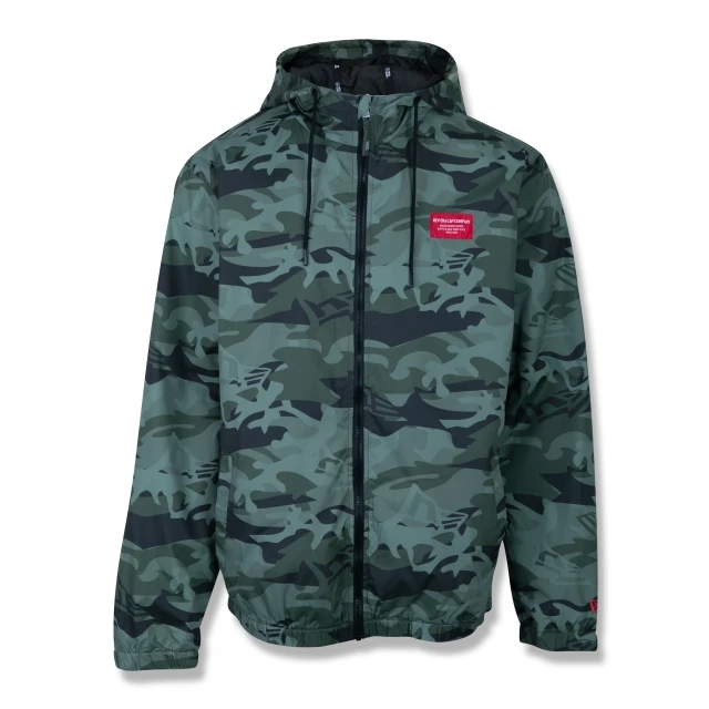 Jaqueta Plus Size Corta Vento (Windbreaker) Military Full Print