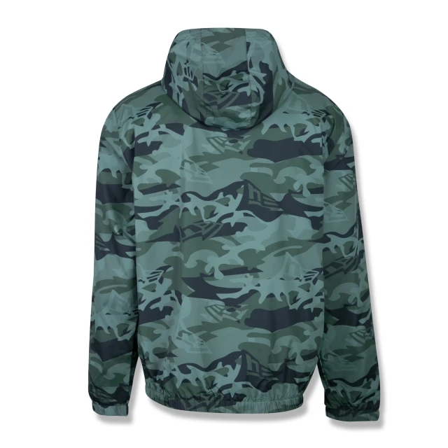 Jaqueta Plus Size Corta Vento (Windbreaker) Military Full Print