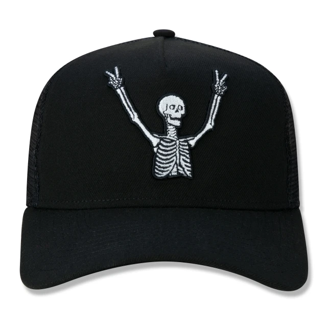 Boné 9FORTY A-Frame Trucker Snapback Aba Curva Skeleton