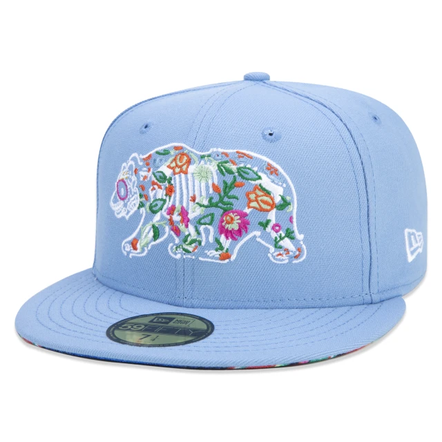Boné 59FIFTY Dia Dos Mortos Urso Aba Reta Fitted Azul