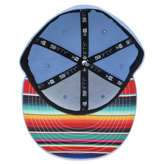 Boné 59FIFTY Dia Dos Mortos Urso Aba Reta Fitted Azul