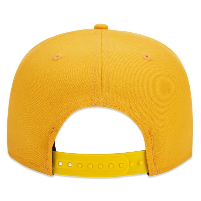 Boné 9FIFTY Dia Dos Mortos Rosas Aba Reta Amarelo