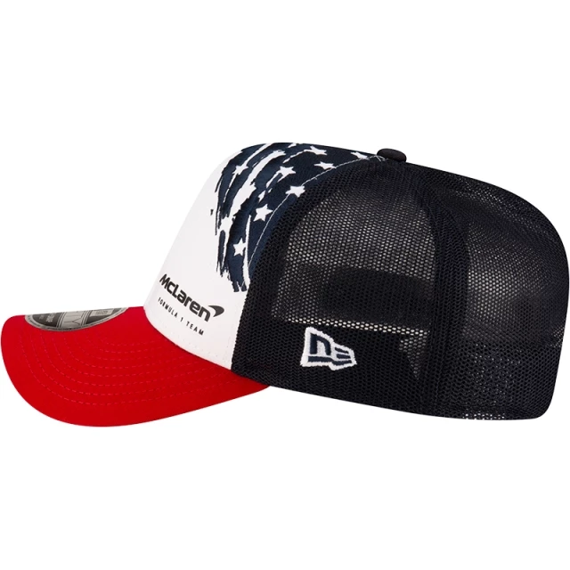 Boné 9FIFTY Stretch Snap Trucker McLaren Racing F1 Especial GP Austin