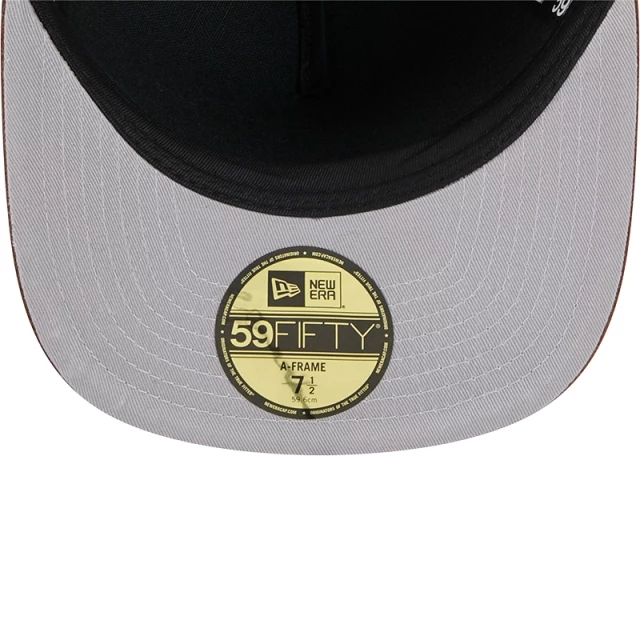 Boné 59FIFTY Fitted A-Frame Veludo Marrom