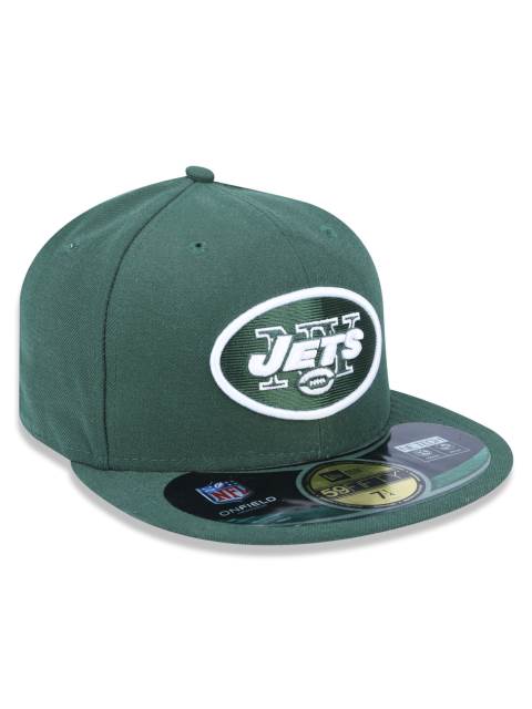 Boné 59FIFTY Aba Reta Fechado New York Jets NFL