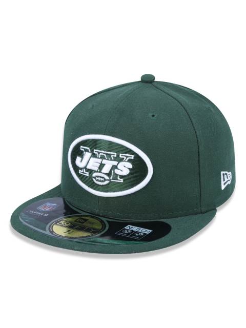 Boné 59FIFTY Aba Reta Fechado New York Jets NFL