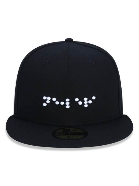 Boné 59FIFTY Fitted Aba Reta Braille New Era