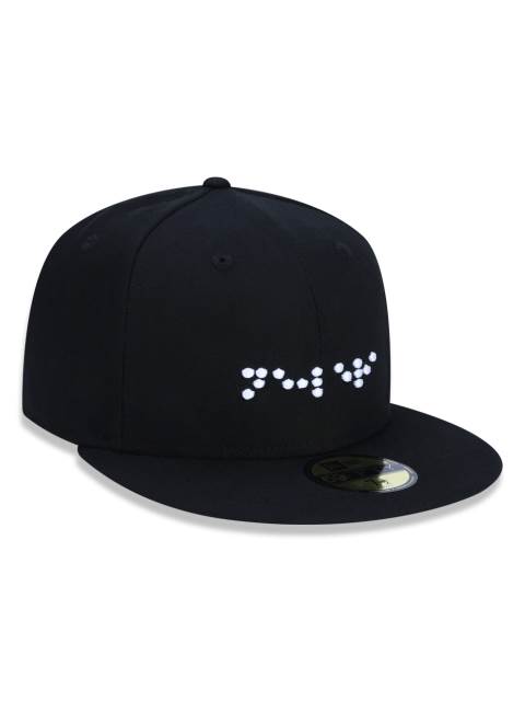 Boné 59FIFTY Fitted Aba Reta Braille New Era