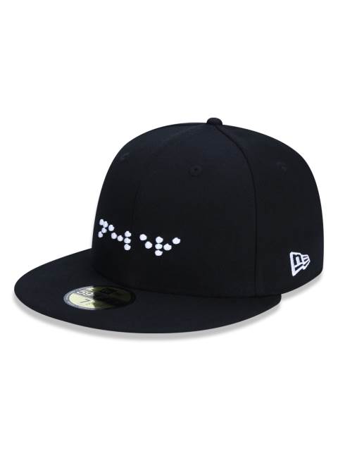 Boné 59FIFTY Fitted Aba Reta Braille New Era