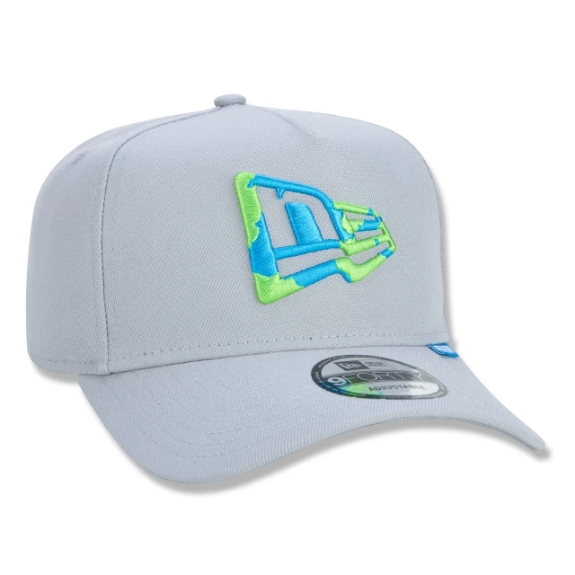 Boné 9FORTY A-Frame Snapback Aba Curva Green Flag