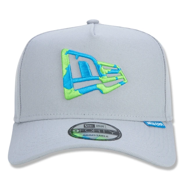 Boné 9FORTY A-Frame Snapback Aba Curva Green Flag