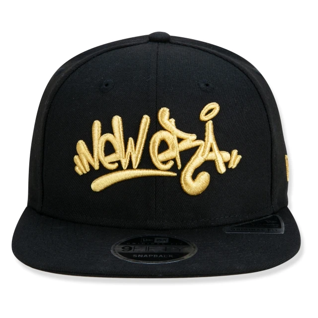Boné 9FIFTY Original Fit Snapback Aba Reta Street Life Gold Tag