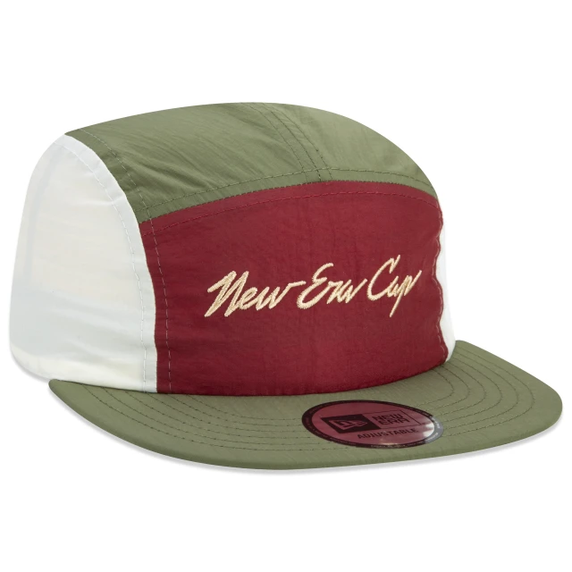 Boné Camper Strapback Classic Aba Reta Verde/Vermelho