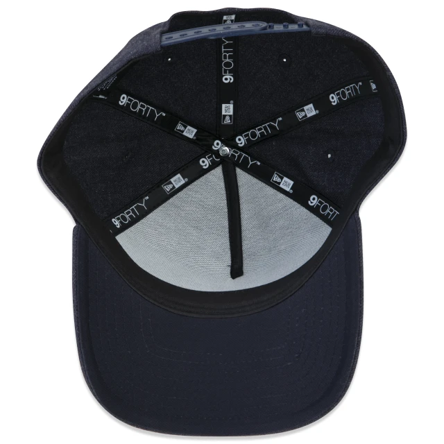Boné 9FORTY A-Frame Snapback Core Logo Box Aba Curva Azul Marinho