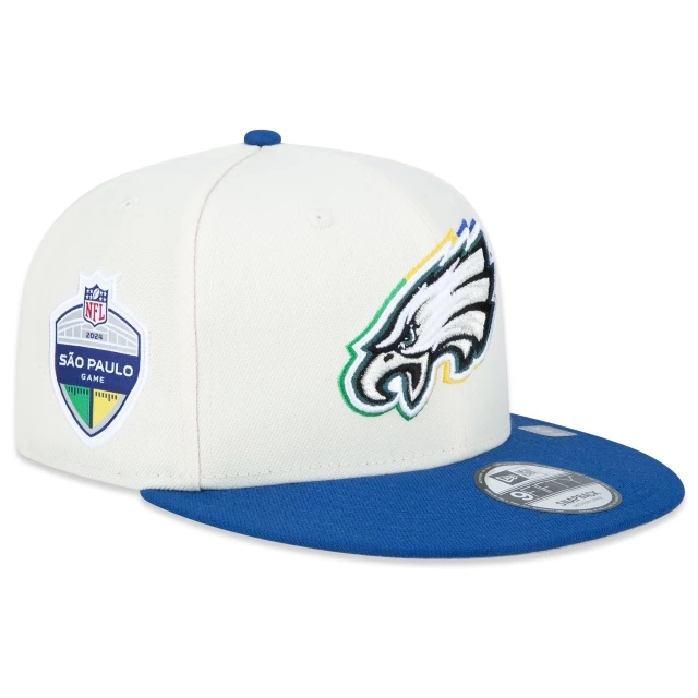 Boné 9FIFTY Philadelphia Eagles 2024 São Paulo Game