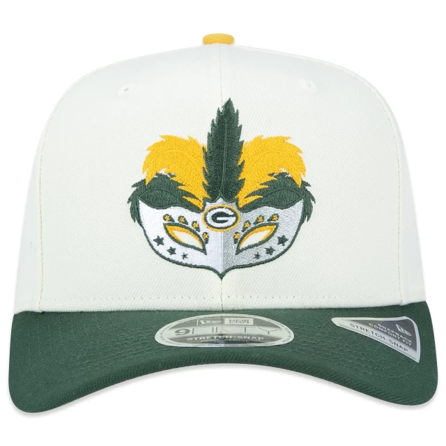 Boné 9FIFTY Stretch Snap Carnaval Green Bay Packers 2024 São Paulo Game