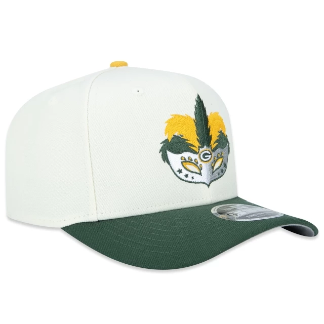 Boné 9FIFTY Stretch Snap Carnaval Green Bay Packers 2024 São Paulo Game