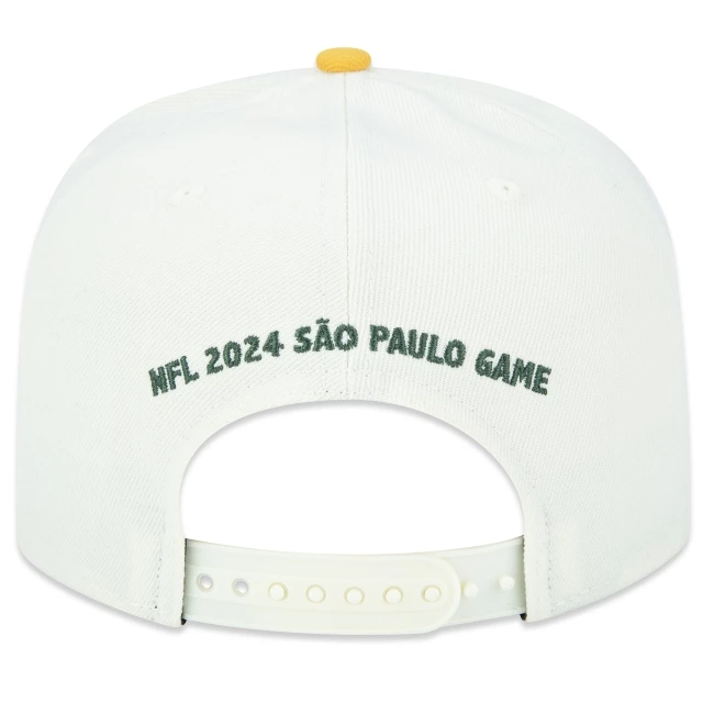 Boné 9FIFTY Stretch Snap Carnaval Green Bay Packers 2024 São Paulo Game