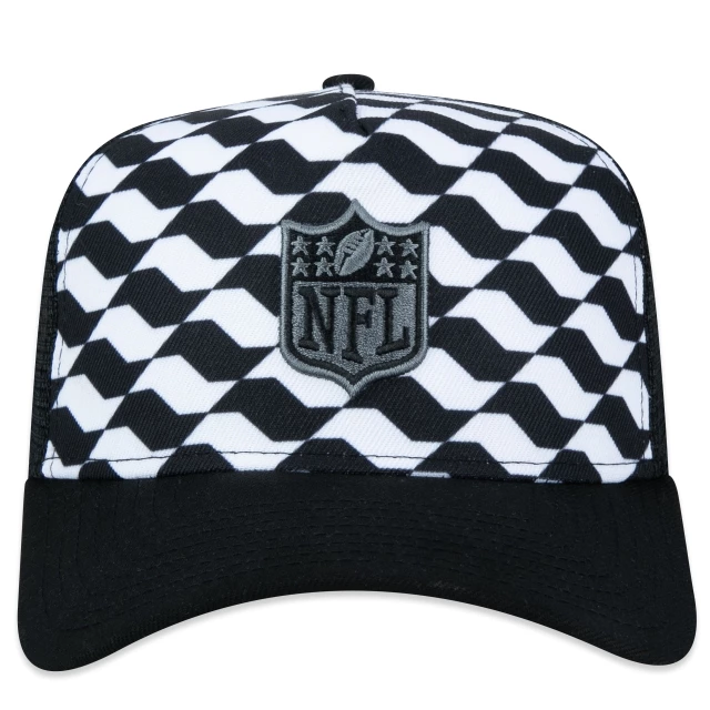 Boné 9FORTY A-Frame Trucker Calçada NFL 2024 São Paulo Game