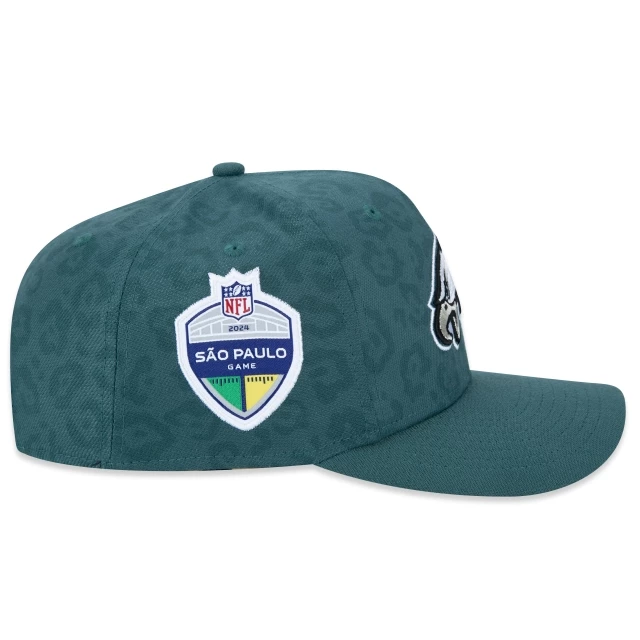 Boné 9FIFTY Stretch Snap Onça Pintada Philadelphia Eagles 2024 São Paulo Game