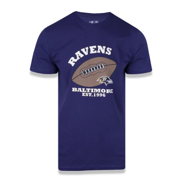 Camiseta Manga Curta NFL Baltimore Ravens College Ball