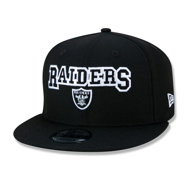 Boné 9FIFTY Snapback Aba Reta NFL Las Vegas Raiders Core
