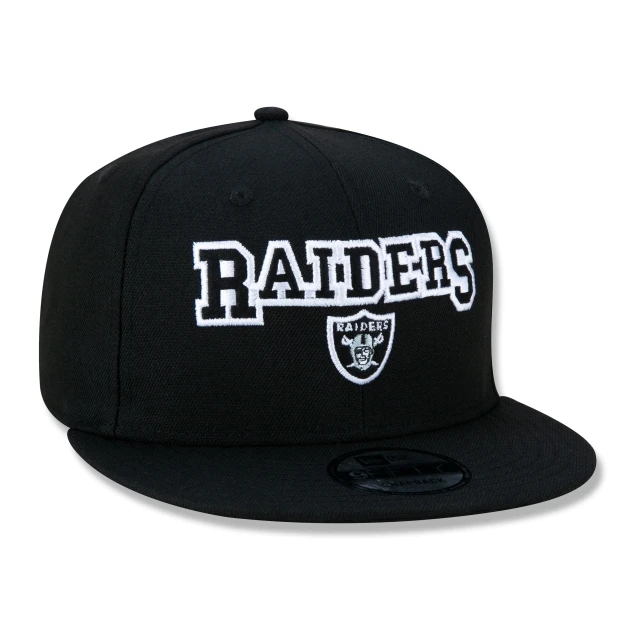 Boné 9FIFTY Snapback Aba Reta NFL Las Vegas Raiders Core