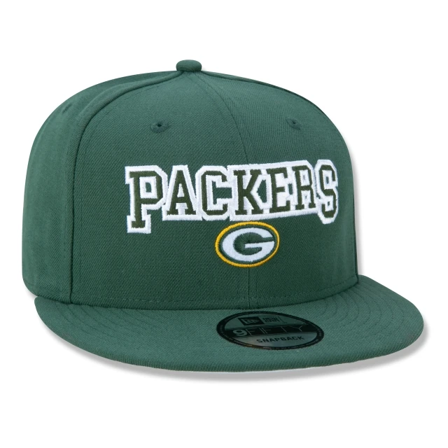 Boné 9FIFTY Snapback Aba Reta NFL Green Bay Packers Core