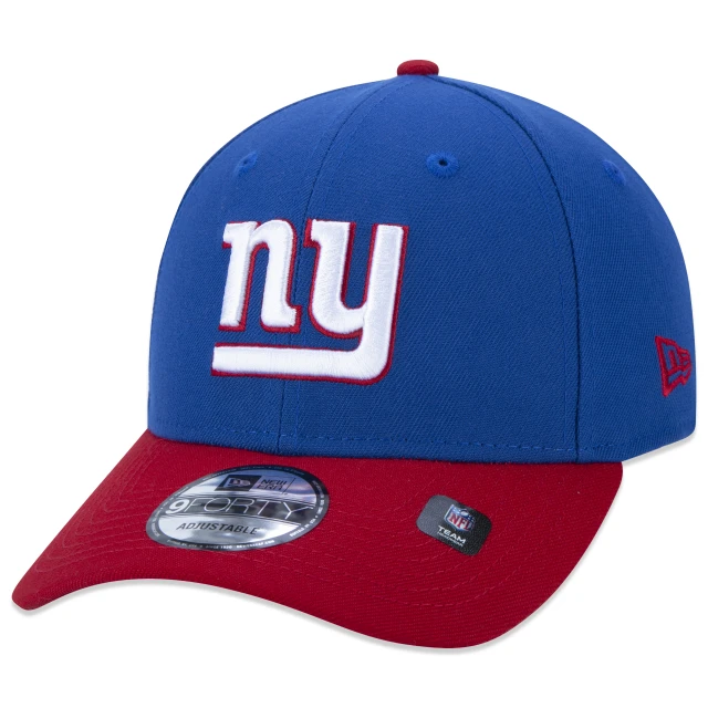 Boné 9FORTY Snapback Aba Curva NFL New York Giants