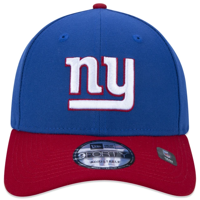 Boné 9FORTY Snapback Aba Curva NFL New York Giants