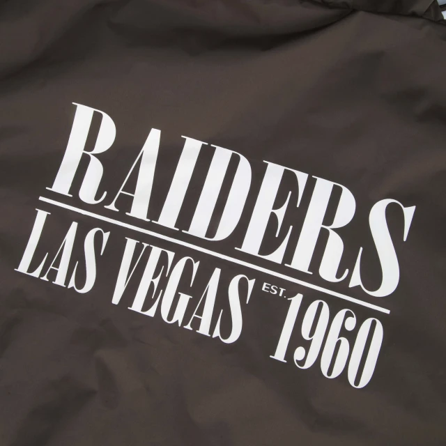 Jaqueta Corta Vento Windbreaker NFL Las Vegas Raiders Modern Classic