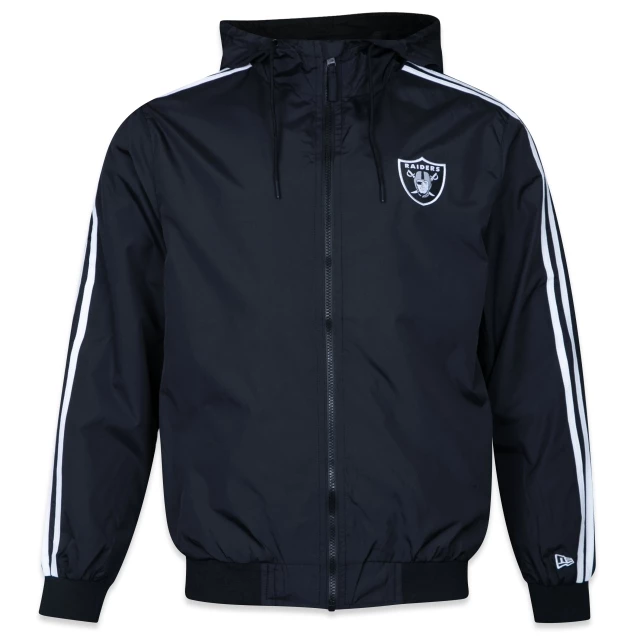 Jaqueta Corta Vento Windbreaker Las Vegas Raiders Hiphop