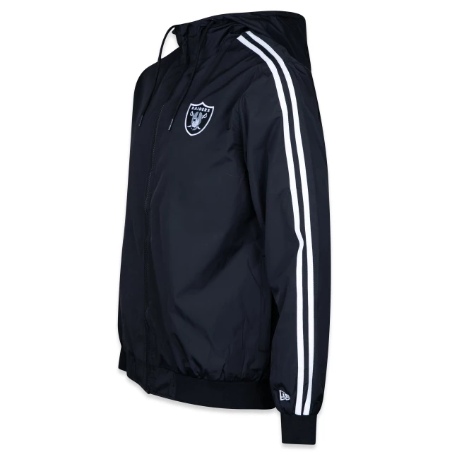 Jaqueta Corta Vento Windbreaker Las Vegas Raiders Hiphop