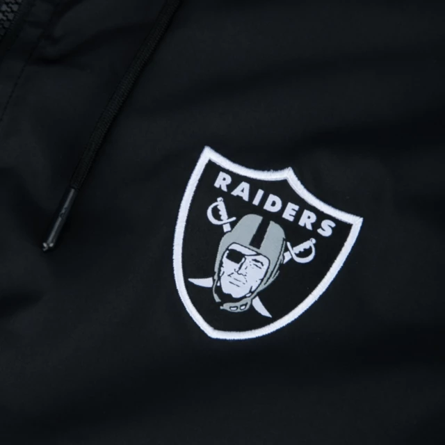 Jaqueta Corta Vento Windbreaker Las Vegas Raiders Hiphop