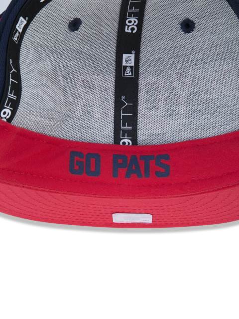 Boné 59FIFTY Aba Reta Fechado New England Patriots NFL