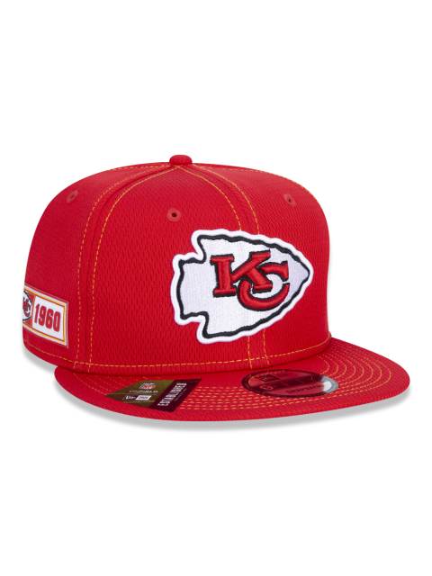Boné 9FIFTY NFL On-Field Coleção Sideline Kansas City Chiefs