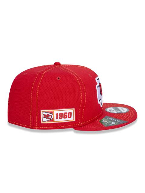 Boné 9FIFTY NFL On-Field Coleção Sideline Kansas City Chiefs